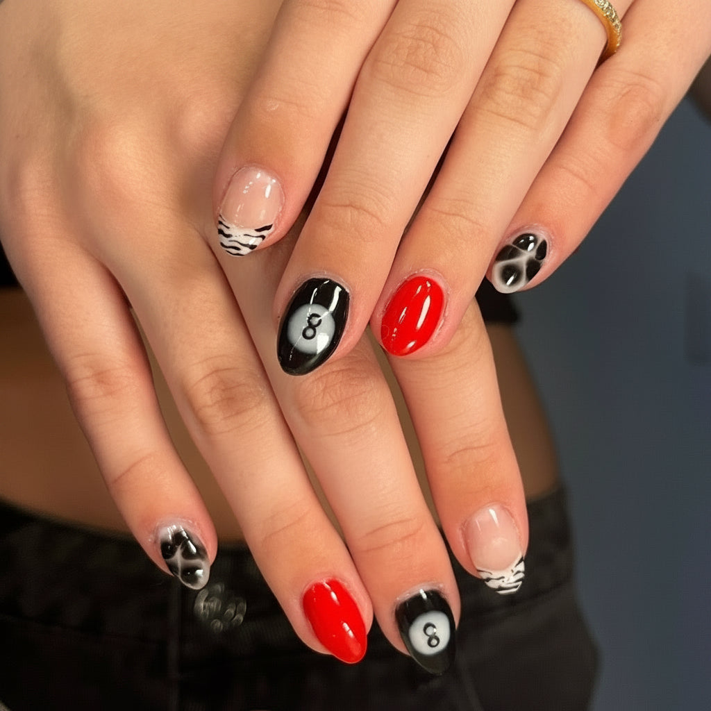 8 Ball Babe Nails