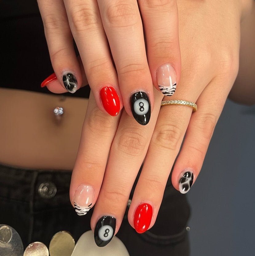 8 Ball Babe Nails