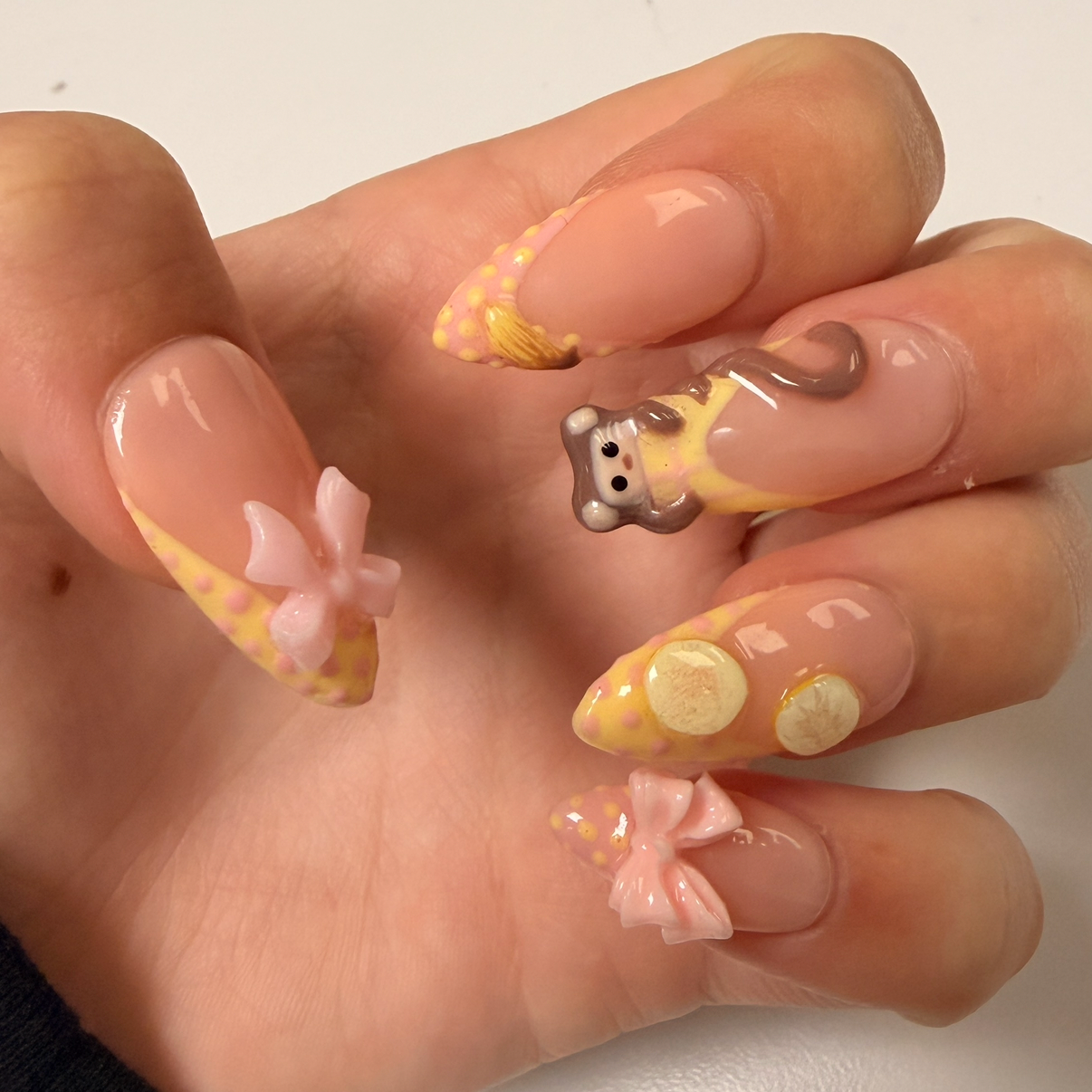 Banana Split Nails