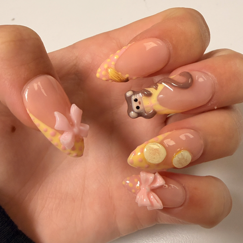 Banana Split Nails