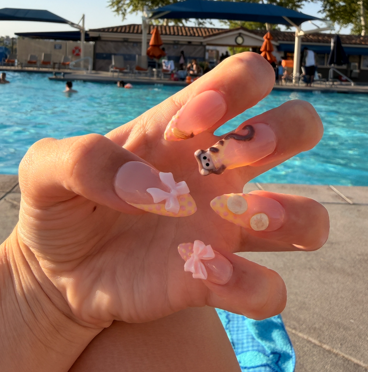Banana Split Nails