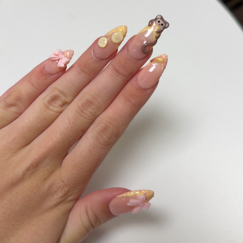 Banana Split Nails
