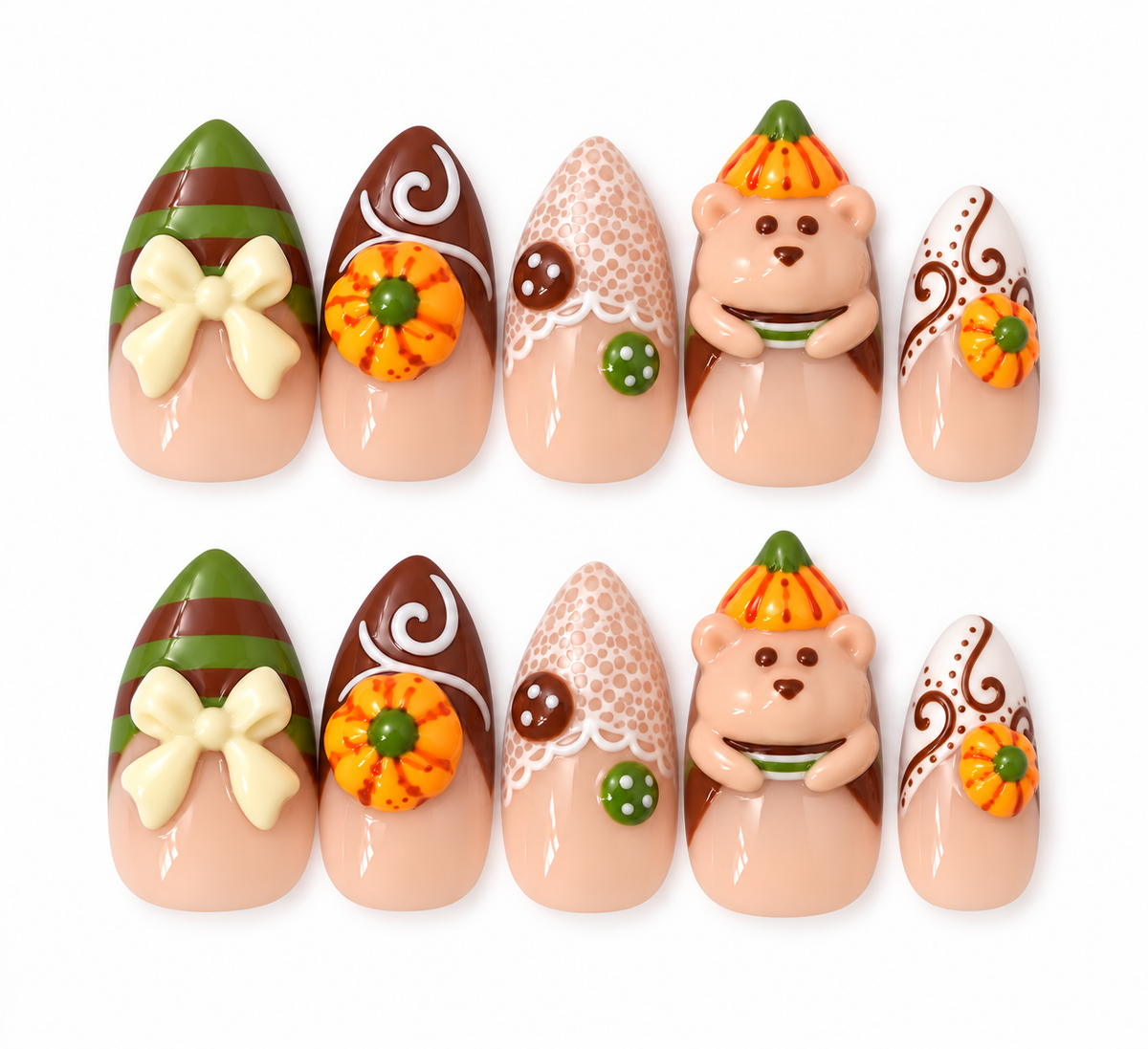 Cozy Pumpkin Bear